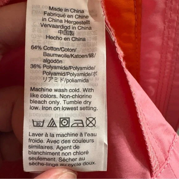 J. Crew Perfect Lightweight Rain Jacket Pink Orange Size Small - Picture 16 of 16